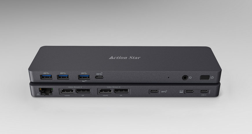 Action Star Technology Showcases World’s First USB4 Penta-4K120 Docking Station at Computex 2023